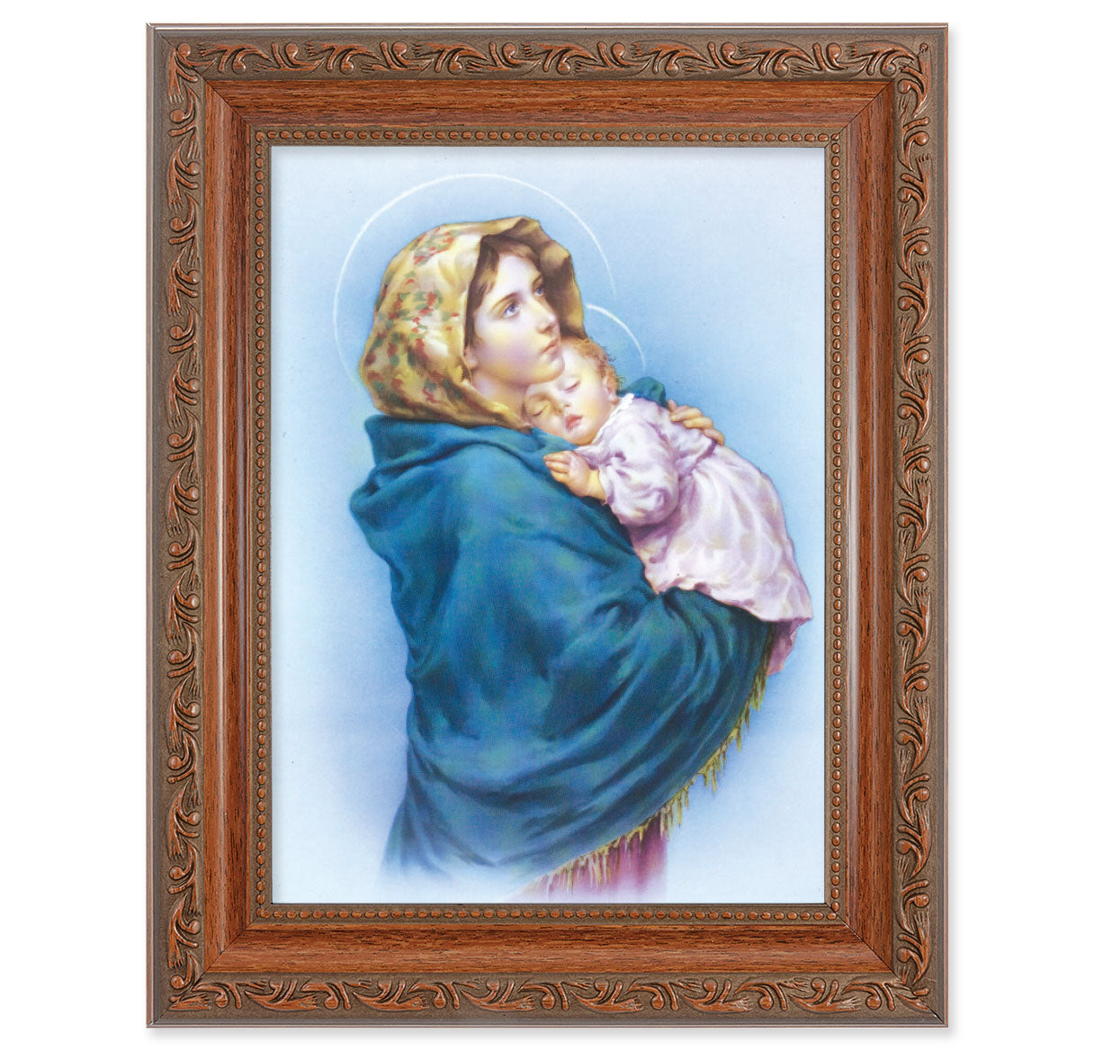 Madonna of the Streets Mahogany Finish Framed Art