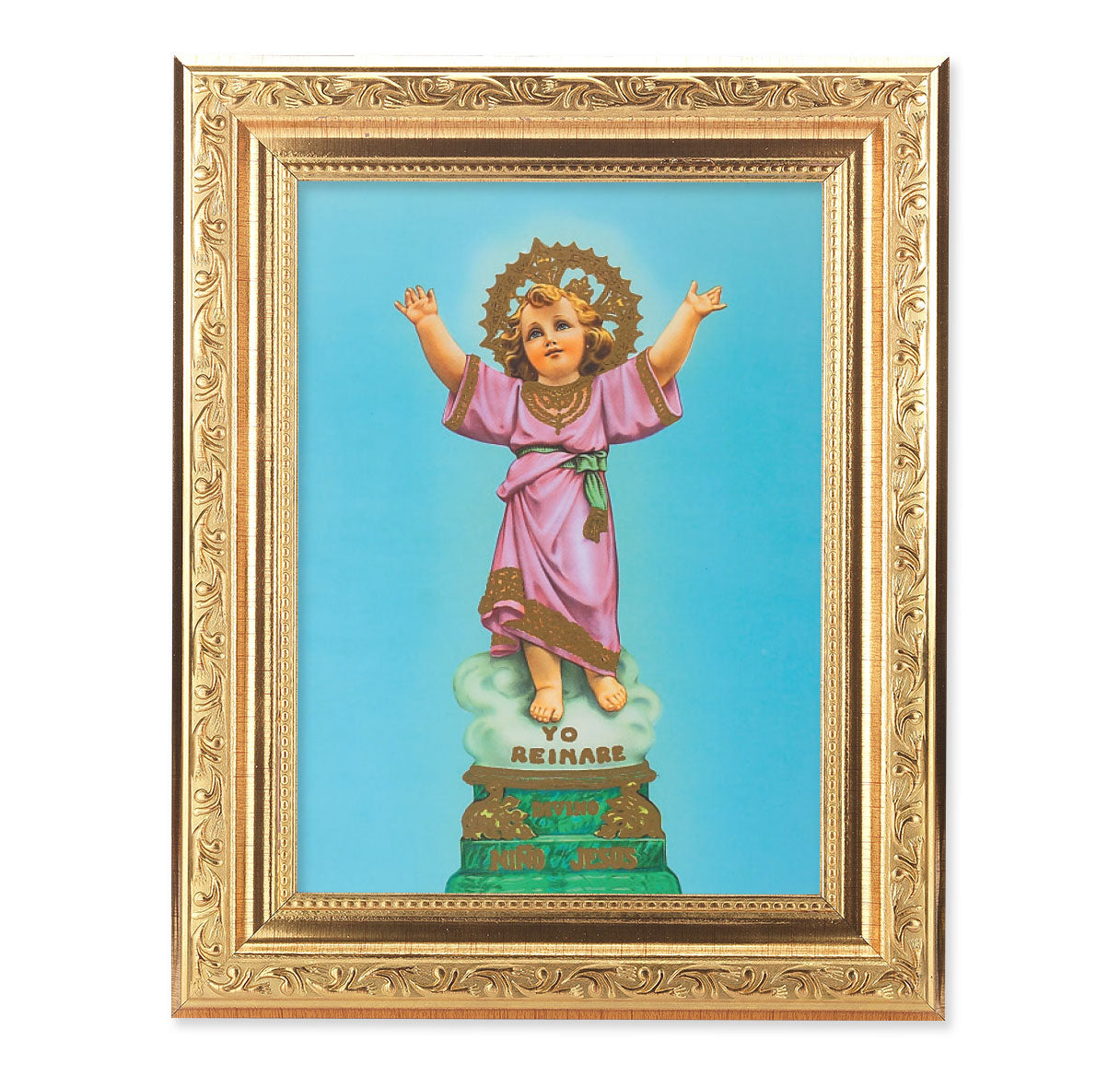 Divino Nino Antique Gold Framed Art