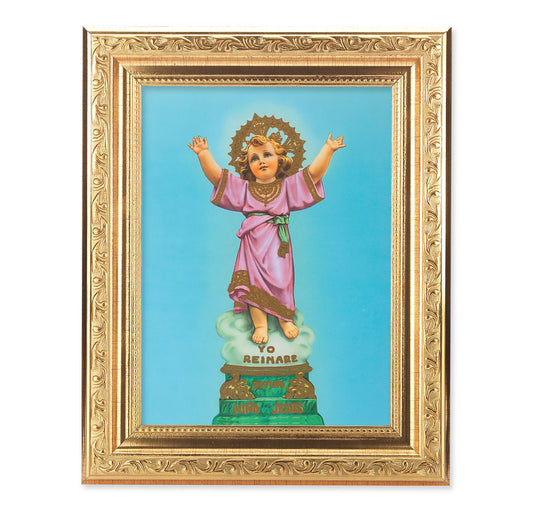 Divino Nino Antique Gold Framed Art