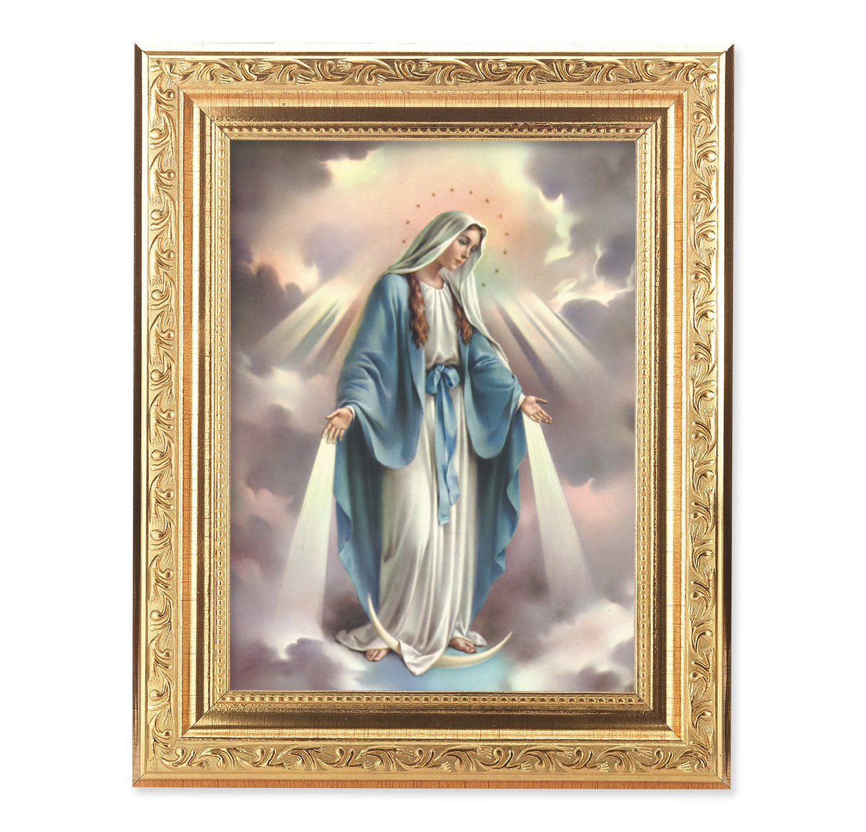 Our Lady of Grace Antique Gold Framed Art