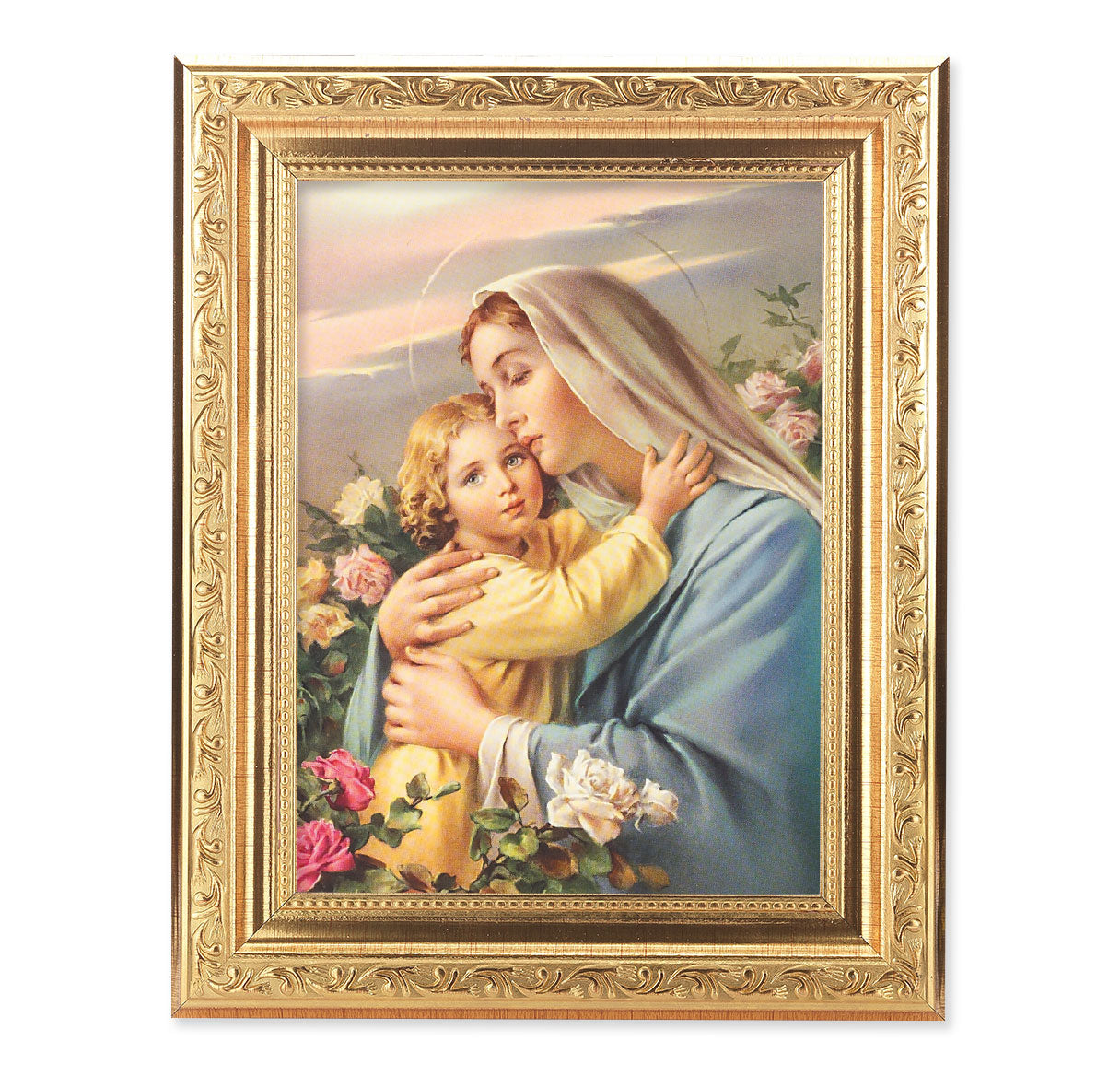 Madonna and Child Antique Gold Framed Art