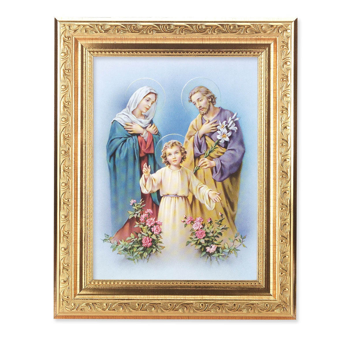 The Holy Family Help Antique Gold Framed Art