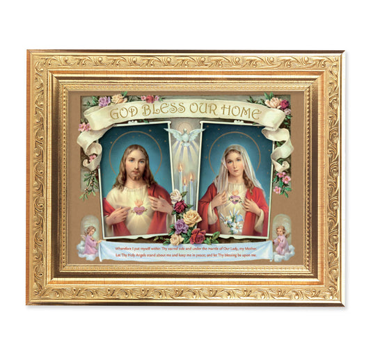 House Blessing - SHJ-IHM Antique Gold Framed Art