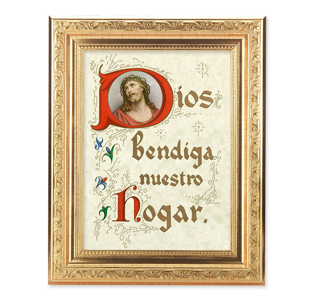 House Blessing (Spanish) Antique Gold Framed Art