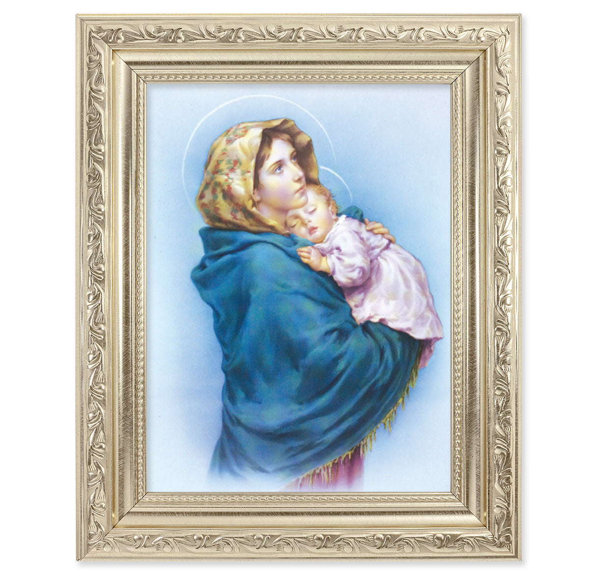 Madonna of the Streets Silver Framed Art