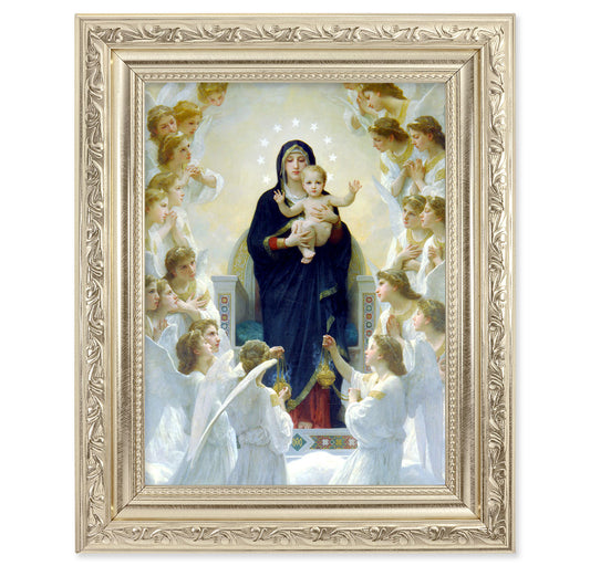 Queen of Angels Silver Framed Art