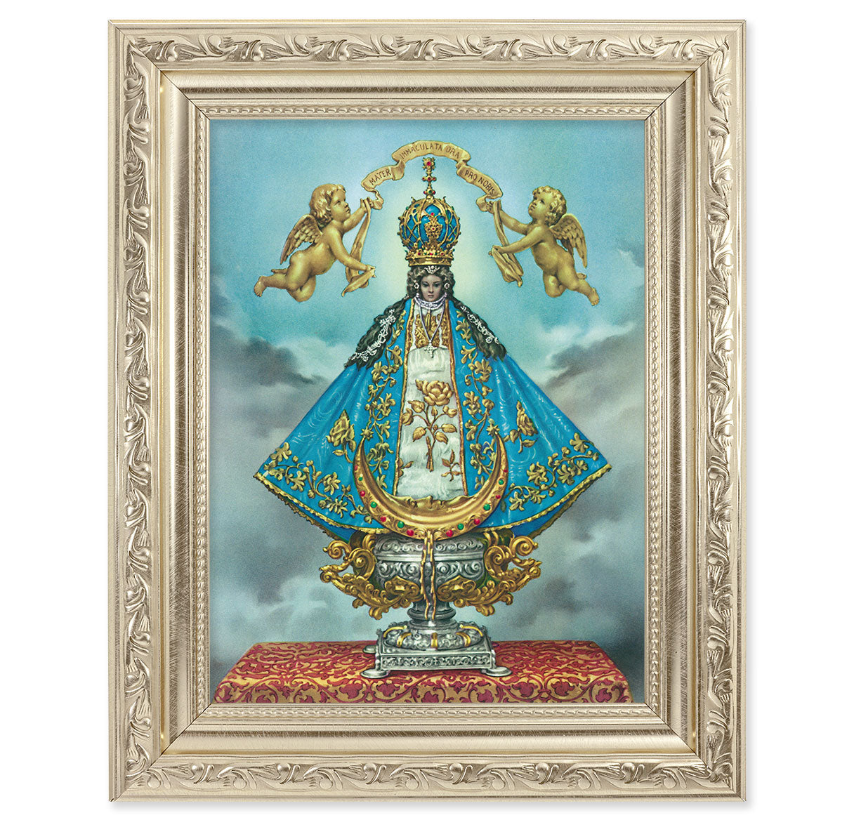 Virgen de San Juan Silver Framed Art