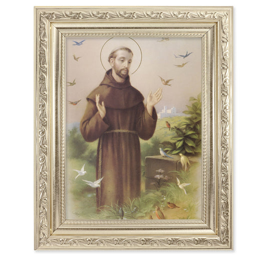 St. Francis Silver Framed Art