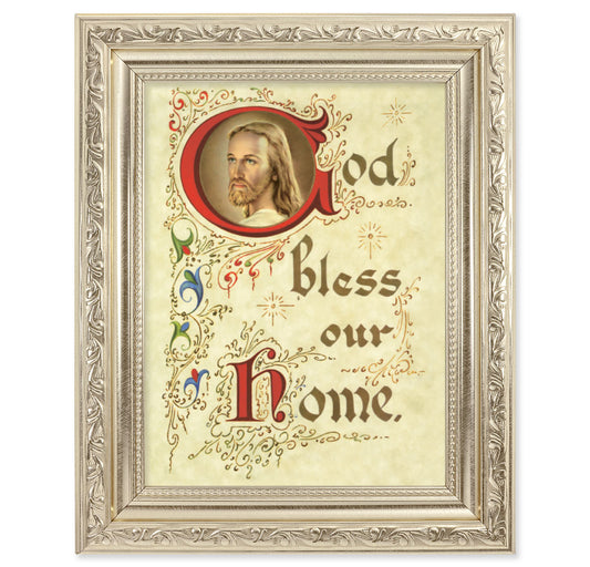 House Blessing Silver Framed Art