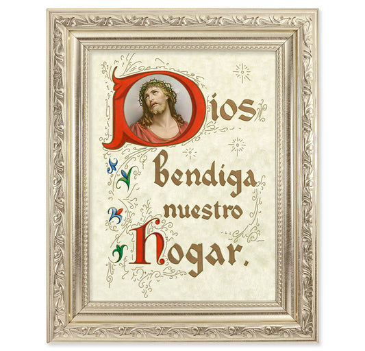 House Blessing (Spanish) Silver Framed Art