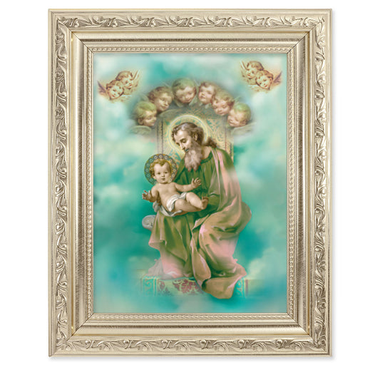 St. Joseph Silver Framed Art