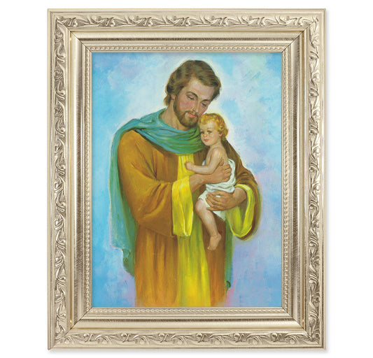 St. Joseph Silver Framed Art