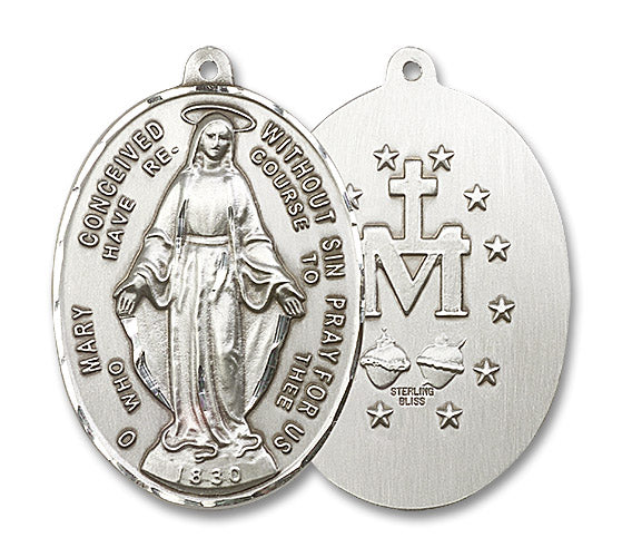 Sterling Silver Immaculate Conception Pendant