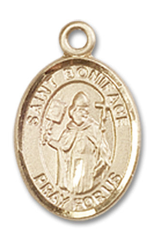 14kt Gold Saint Boniface Medal