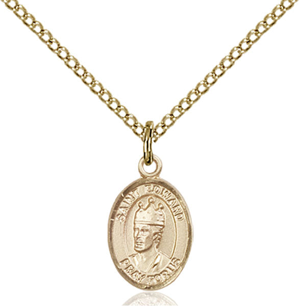 14kt Gold Filled Saint Edward the Confessor Pendant