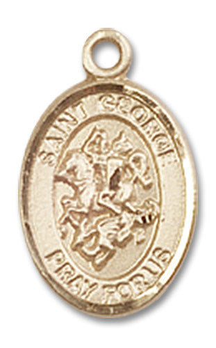 14kt Gold Saint George Medal