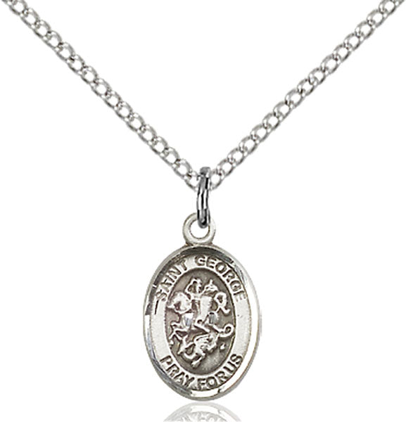 Sterling Silver Saint George Pendant