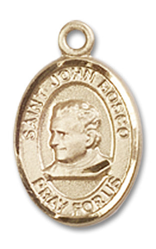 14kt Gold Saint John Bosco Medal