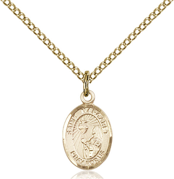 14kt Gold Filled Saint Margaret Mary Alacoque Pendant