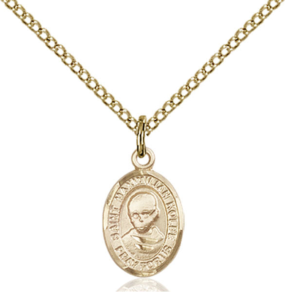 14kt Gold Filled Saint Maximilian Kolbe Pendant