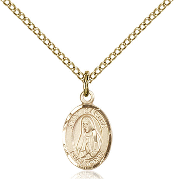 14kt Gold Filled Saint Martha Pendant