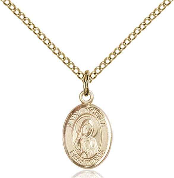 14kt Gold Filled Saint Monica Pendant