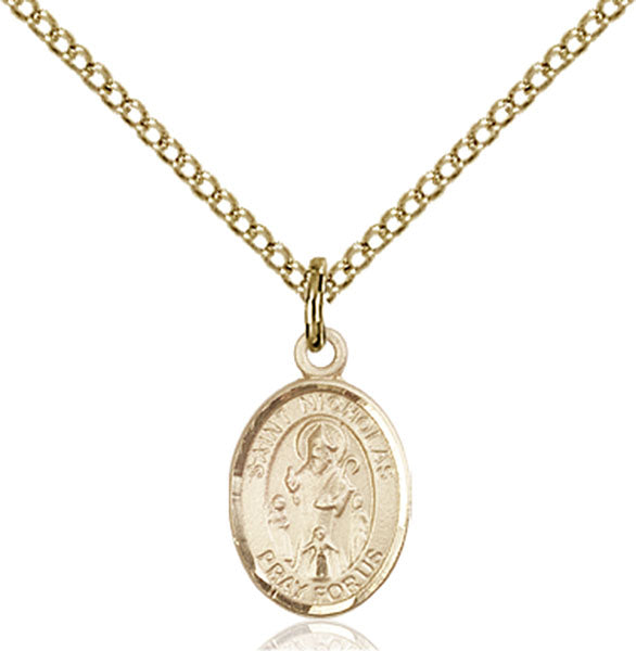14kt Gold Filled Saint Nicholas Pendant