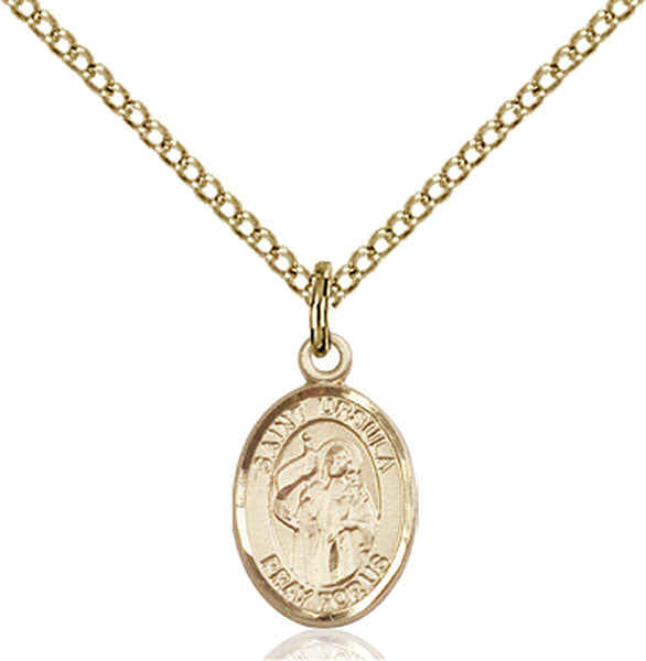 14kt Gold Filled Saint Ursula Pendant