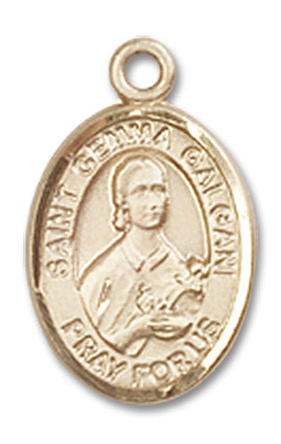 14kt Gold Saint Gemma Galgani Medal