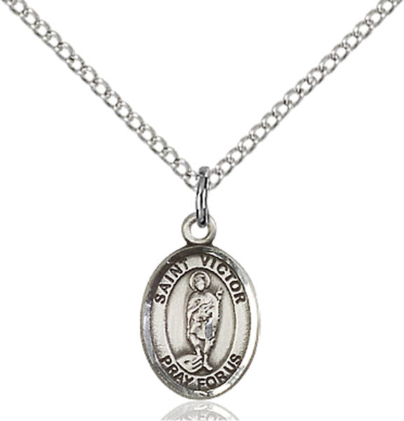 Sterling Silver Saint Victor of Marseilles Pendant