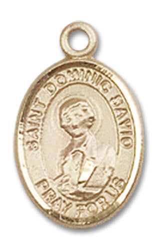 14kt Gold Saint Dominic Savio Medal
