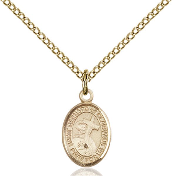 14kt Gold Filled Saint Bernard of Clairvaux Pendant