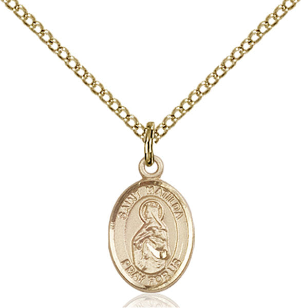 14kt Gold Filled Saint Matilda Pendant