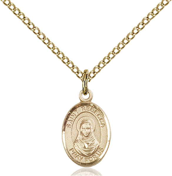 14kt Gold Filled Saint Rebecca Pendant