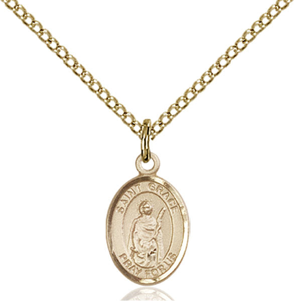 14kt Gold Filled Saint Grace Pendant