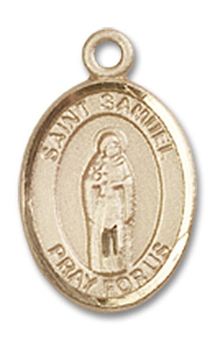 14kt Gold Saint Samuel Medal