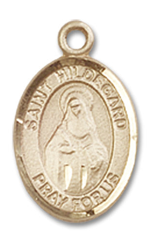 14kt Gold Saint Hildegard Von Bingen Medal