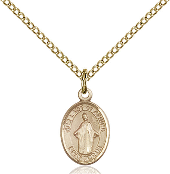 14kt Gold Filled Our Lady of Africa Pendant