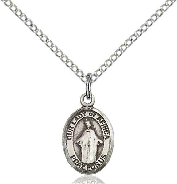 Sterling Silver Our Lady of Africa Pendant