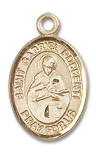 14kt Gold Saint Gabriel Possenti Medal