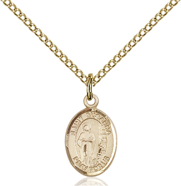 14kt Gold Filled Saint Susanna Pendant