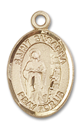 14kt Gold Saint Susanna Medal