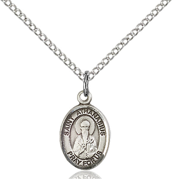Sterling Silver Saint Athanasius Pendant