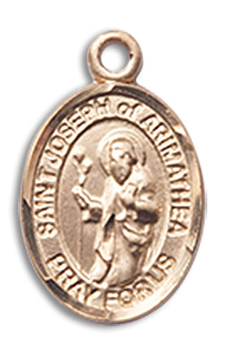 14kt Gold Saint Joseph Of Arimathea Medal