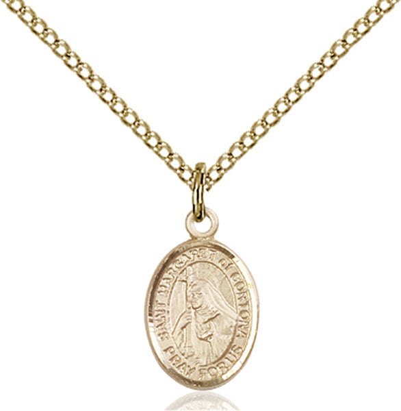 14kt Gold Filled Saint Margaret of Cortona Pendant