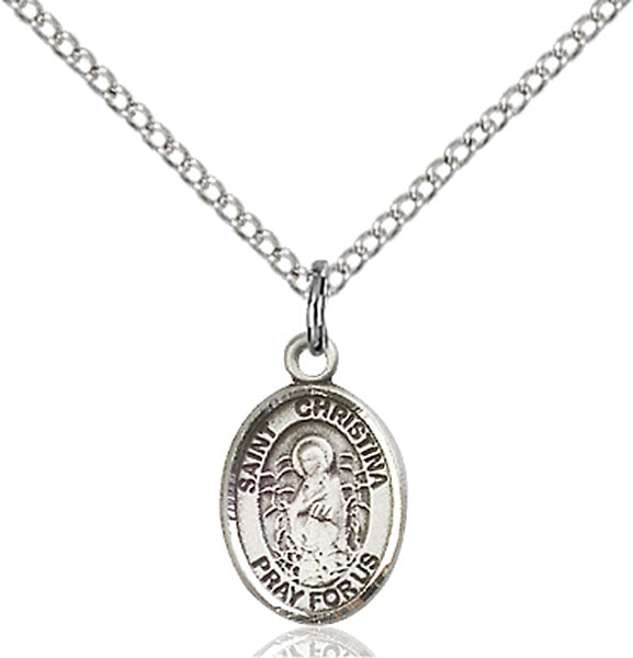 Sterling Silver Saint Christiana the Astonishing Pend
