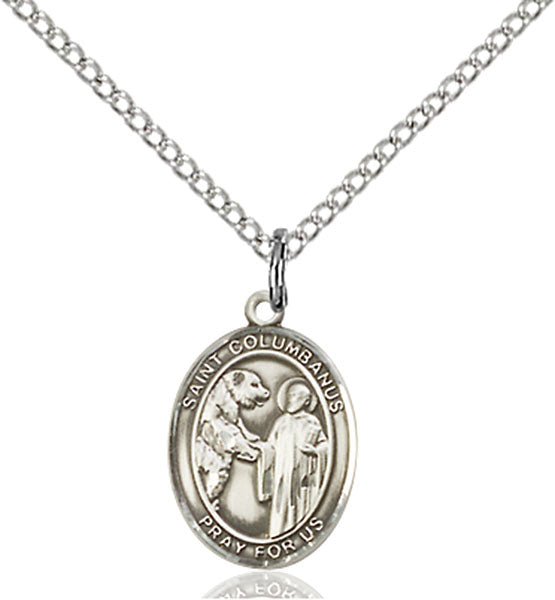 Sterling Silver Saint Columbanus Pendant