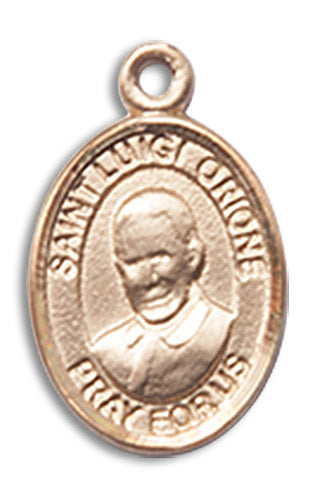 14kt Gold Saint Luigi Orione Medal