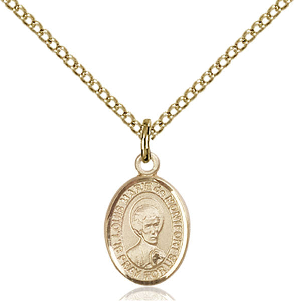 14kt Gold Filled Saint Louis Marie De Montfort Pendant