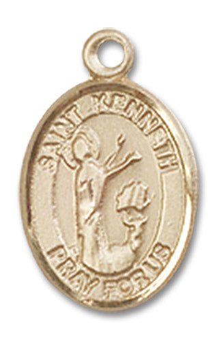 14kt Gold Filled Saint Kenneth Pendant